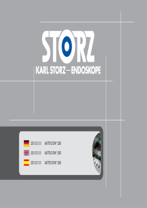 Storz Autocon - User manual (en,de,es)