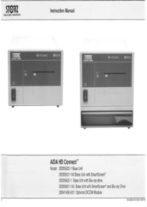 Storz Aida Base Unit - User manual