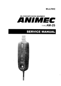 Animec_AM-2S_Blood-Infusion_Warmer_-_Servicemanual