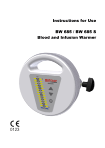 Biegler Infusion+Blood warmer BW 685 - User manual
