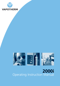 Vapotherm 2000i - User manual