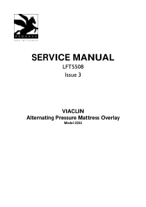 Viaclin_2502_Alternating_Pressure_Mattress_Overlay_-_Service_manual