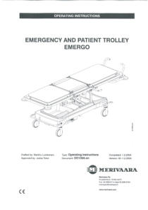 Merivaara_Emergency_Trolley_-_Service_manual