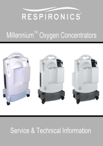 Respironics Millennium Oxygen Concentrator - Service manual