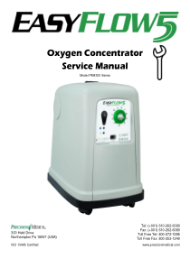 Precision EasyFlow 5 Concentrator - Service manual