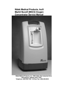 Nidek Mark 5 Nuvo Concentrator - Service manual