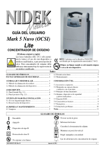 Nidek Mark 5 Nuvo Lite Concentrator - User manual (es)