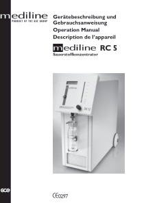 Mediline RC5 Oxygen Concentrator - User manual (en,de,fr)