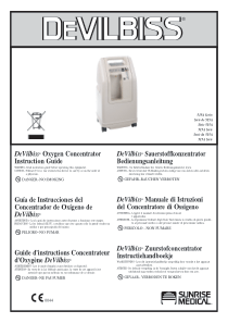 DeVilbiss 515A Oxygen Concentrator - User manual (en,es,ger,fr,it)