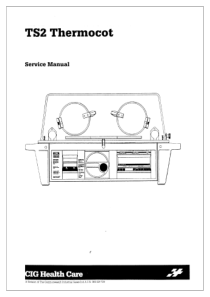 CIG_Thermocot_Infant_Incubator_-_Service_manual