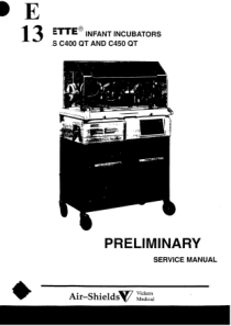 Air-Shields_Isolette_C-400_Infant_Incubator_-_Service_manual