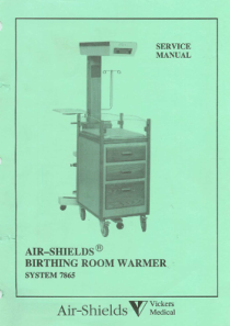 Air Shields 7865 Infant Warmer - Service manual