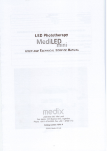 Medix_MediLED_Phototherapy_-_Service_manual
