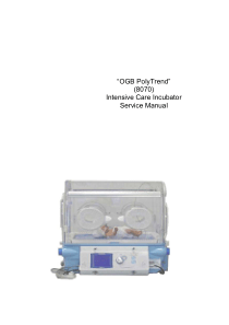 Ginevri OGB PolyTrend Incubator - Service manual