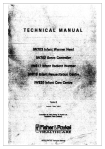 Fisher&Paykel_IW7xx,8xx_Infant_Warmer_-_Technical_manual