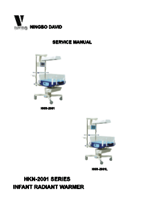 Ningbo David HKN-2001 Infant Radient Warmer - Service manual