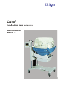 Drager Caleo Incubator - User manual (es)