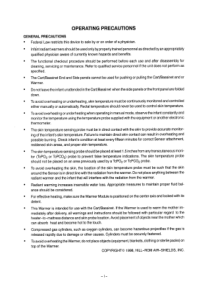 Hill-Rom Resuscitaire Infant Incubator - User manual