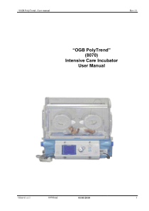 Ginevri OGB PolyTrend Incubator - User manual