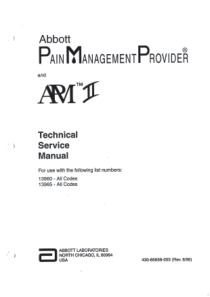 Abbott_Pain_Management_Provider_-_Service_manual