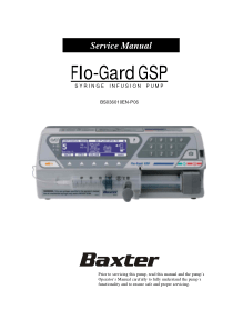 Baxter_Flo-Gard_GSP_-_Service_manual