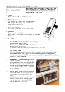 Baxter AS-50 Infusion Pump - Service guideline