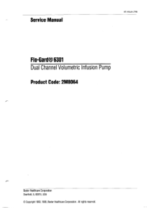 Baxter_Flo-Gard_6301_-_Service_manual