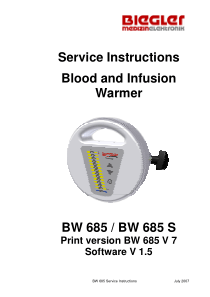 Biegler_BW_685_-_Service_manual