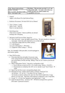 Baxter Flo-Gard3 Infusion Pump - Service guideline