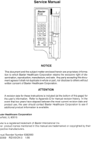Baxter_PCA_II_-_Service_manual