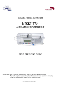 CME_T-34_Nikki_Syring_Pump_-_Field_service_manual