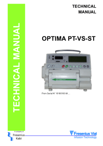 Fresenius_Optima_PT,VS,ST_-_Service_manual