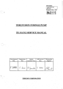 Terumo_TE311-2_Syringe_Pump_-_Service_manual