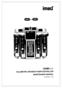 Imed_Gemini_PC-4_Infusion_Pump_-_Service_manual