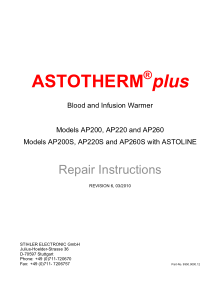 Stihler_Astotherm_AP200-260_Blood_warmer_-_Service_manual