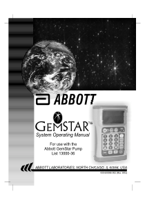 Abbott Gemstar - User manual
