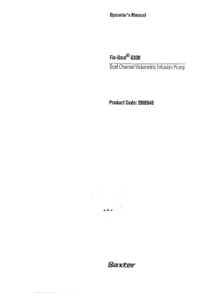 Baxter_Flo-Guard_6300_-_User_manual
