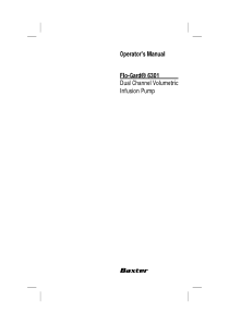 Baxter Flo-Gard 6301 - User manual