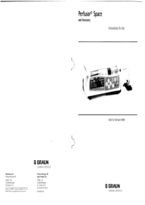B.Braun Perfusor Space - User manual