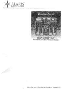 Imed Gemini PC-4 Infusion Pump - User manual