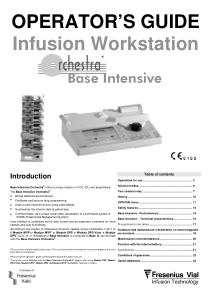 Fresenius Orchestra Base Unit - User manual