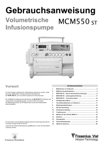 Fresenius MCM-550 - Gebrauchsanweisung