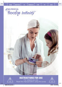 Nutricia FloCare Infinity - User manual