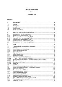 GymnaUniphy Thermatur 200 Microwave Therapy - Service manual