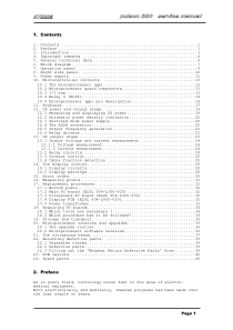 GymnaUniphy Pulson 330 Ultrasound Therapy - Service manual