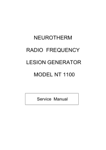 Neurotherm_NT-1100_Lesion_Generator_-_Service__manual