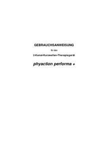 Phyaction_Performa_plus_-_Bedienungsanleitung