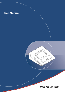 GymnaUniphy Pulson 200 Electrotherapy Unit - User manual