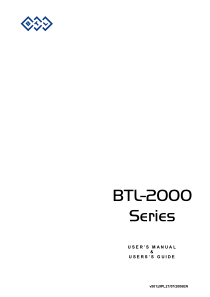 BTL Laser 2000 - User manual