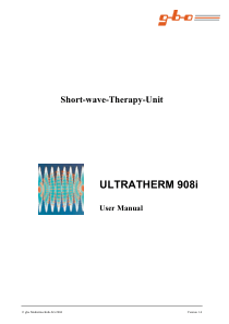 GBO Ultratherm 908i - User manual